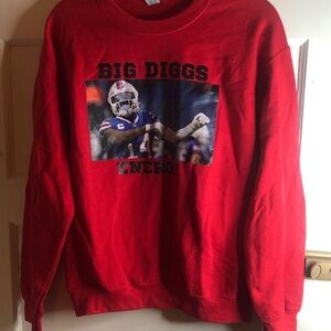 Gildan Red Big Diggs Energy Men's Crewneck Sweater